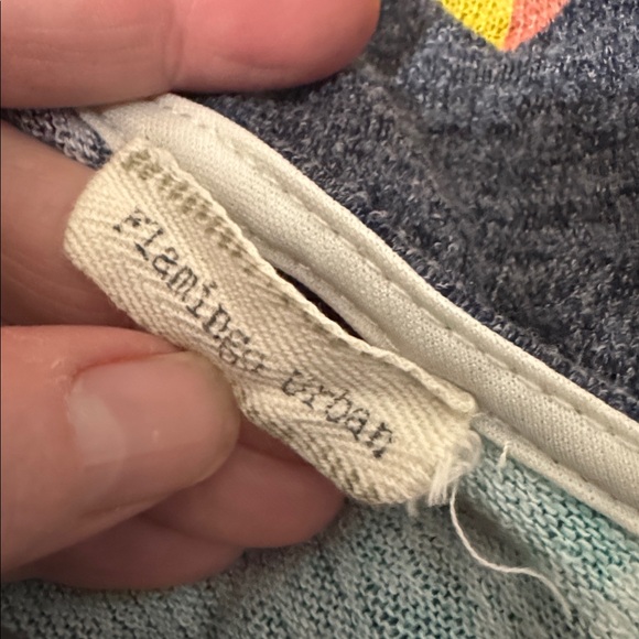 Flamingo Urban Chevron Patterned Light Sweater Women's Top with buttons accents - Picture 7 of 7